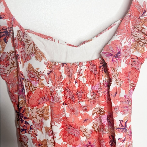 HELLO MOLLY Samba Tonight Midi Dress Pink Floral Size Small 4 US - Picture 6 of 11